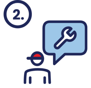 Service man icon-plumbers in Salt Lake City-